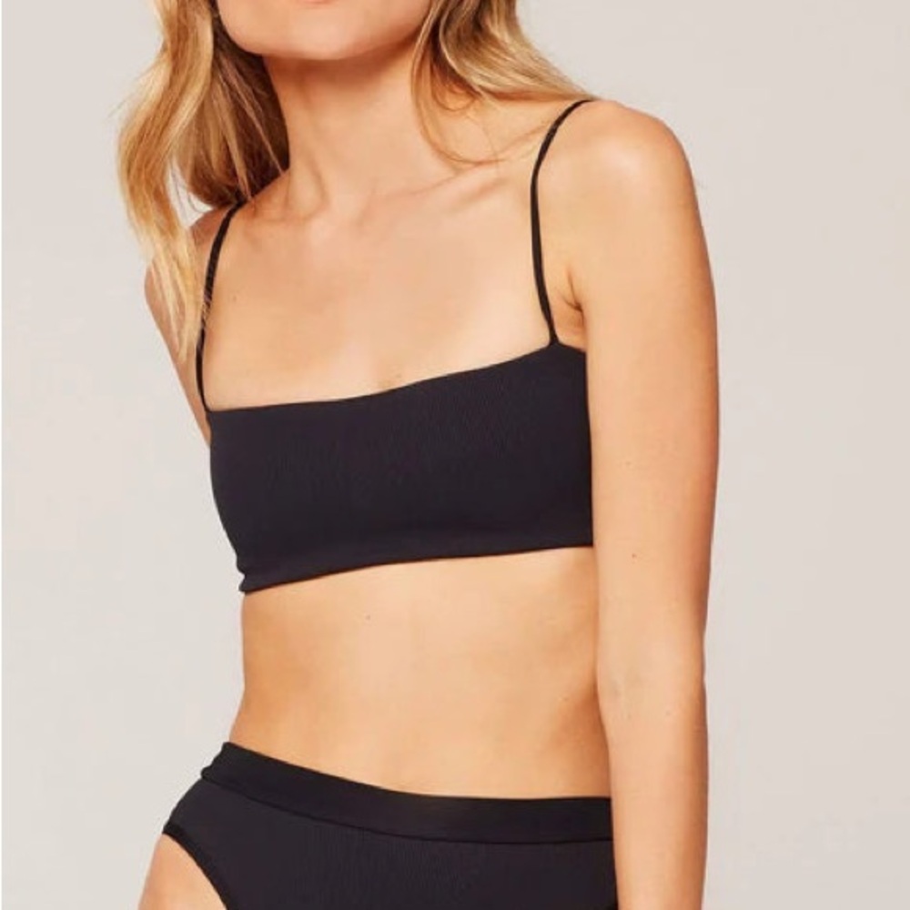 L*Space Rebel Ribbed Bikini Top